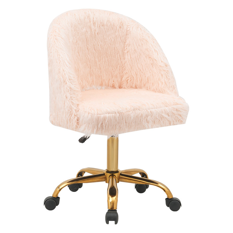Chaise de travail Colin, Rose