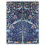Tapis traditionnel bleu royal en laine noué à la main 9 pi 0 po x 12 pi 0 po