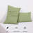 100% Linen Pillowcases Basic Style Solid Color Set Of 2,Stone Washed Flax Pillow Cover Envelope Closure-115228000-115228003