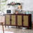 70" Rattan Buffet Cabinet With Storage-1617760624