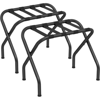 Set Of 2 Suitcase Stands