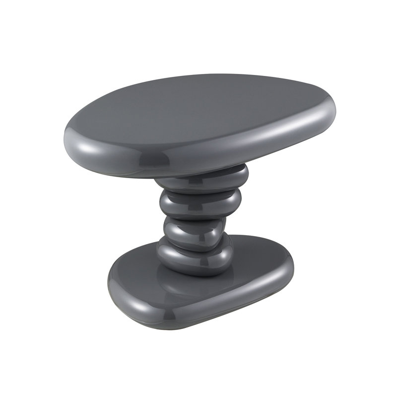 Charlene Gray High Gloss End Table