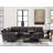 Strada Leather Sectional
