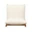 Fauteuil de jardin Lazy Acacia, beige