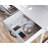 Small Desk With Fabric Drawers- For Bedroom, White Vanity Desk With Storage, Home Office Computer Desk For Small Spaces, 32 Inch Modern Work Writing Study Table, White