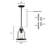Darcy 1 - Light Single Pendant-83542783