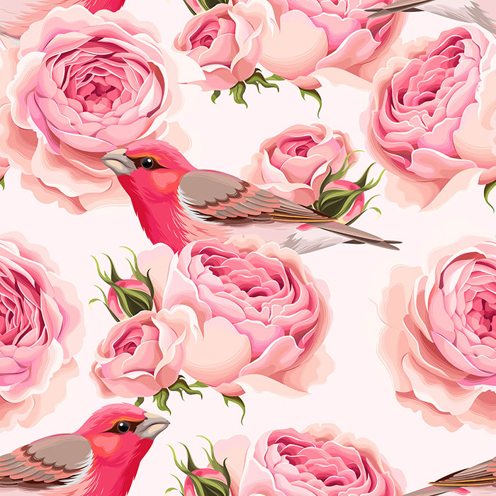 Alexandrine Matte Peel and Stick Mural, 250 x 250cm