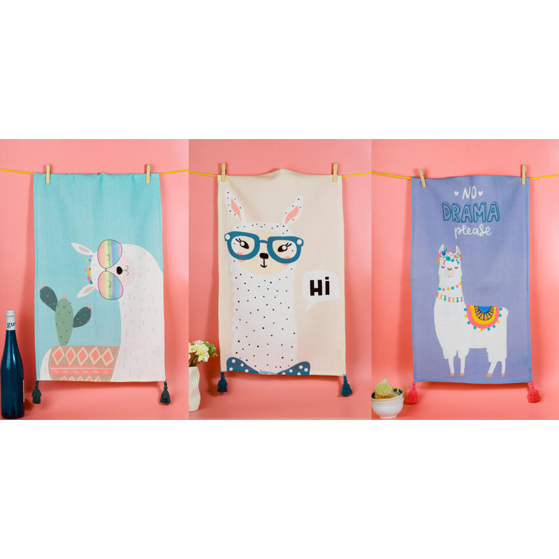 No Drama Llama Kitchen Towel Set