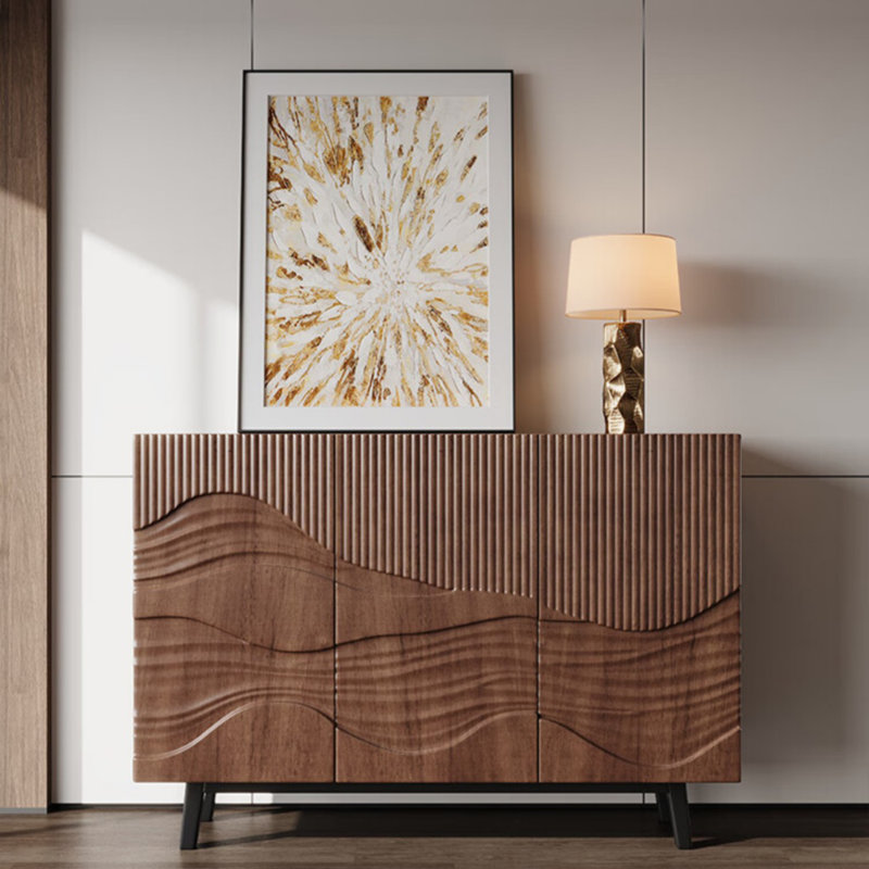 Buffet Retro Wavy, H 35,43 po x l 47,24 po x P 15,75 po
