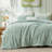 Bedsure California King Size Comforter Sets - 3-Piece Double-Sided Fleece Fluffy Sage Green Bedding, Cozy Striped Aesthetic for Modern & Guest Bedrooms, All-Season Luxury Home Decor-114316021-122269089