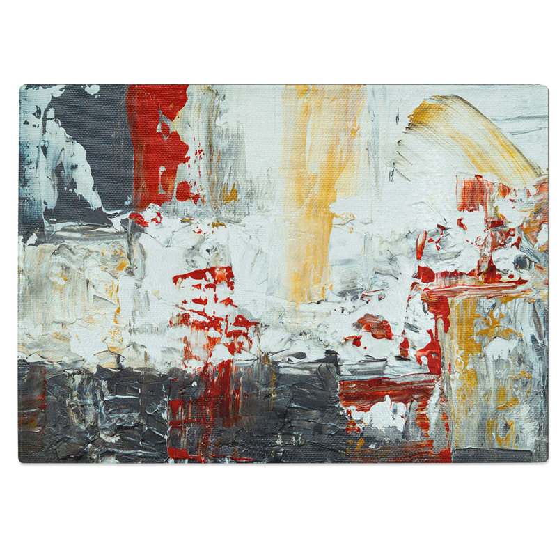 Tempered Glass Art Painting Vol.369 Chopping Board, 28.5 cm W x 20 cm L