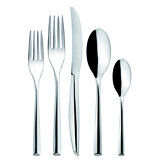 Zeta 5 - Piece Stainless Steel Flatware Set - Service for 1