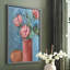 Reproduction encadrée Rosa Blooms II - bois massif-755251957-755251953