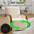 Swivel Accent Chair,Modern Armchair with Solid Wood Arm Handrail for Living Room Bedroom Study Room-1612622703