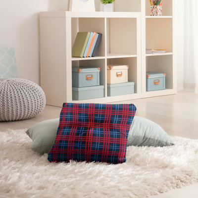 Plaid Reversible Throw Pillow