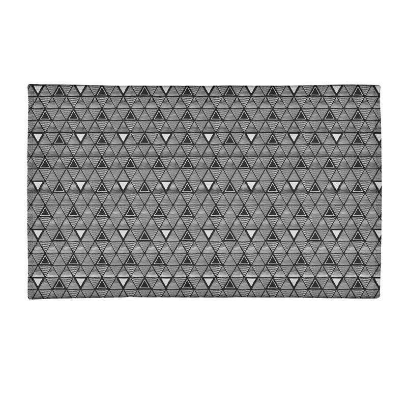 Chenille Geometric Indoor Rug, Rectangle 2' x 3'