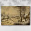 Paysage hivernal avec patineurs et piège à oiseaux-Pierre Bruegel l'Ancien-Toile tendue avec châssis-1565-595634295