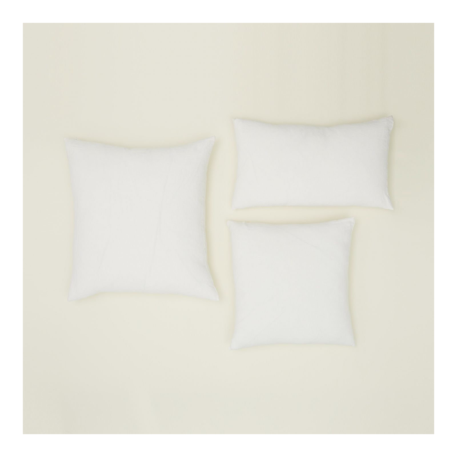 Simple Embroidered Linen Throw Pillow, Petal, Rectangle 12" H x 22" W