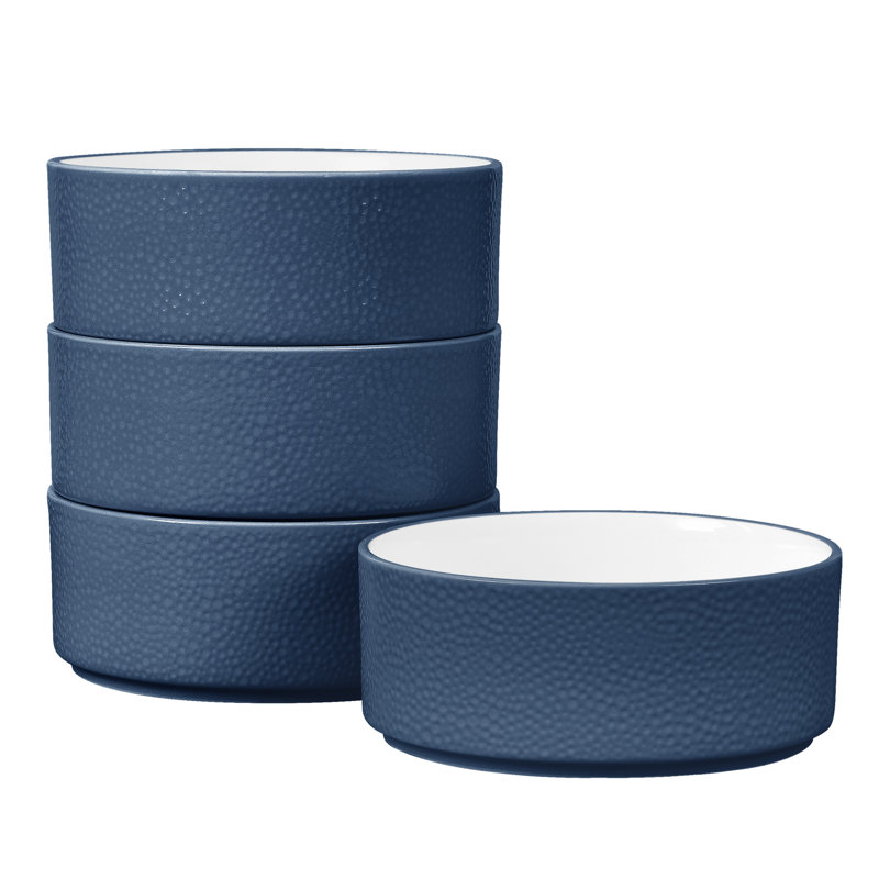 Bols à céréales Noritake Colortex Stone Stax, 6 po, 20 oz, Bleu