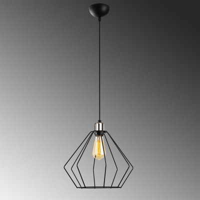 Luminaire suspendu géométrique à 1 lumière Eastbourne
