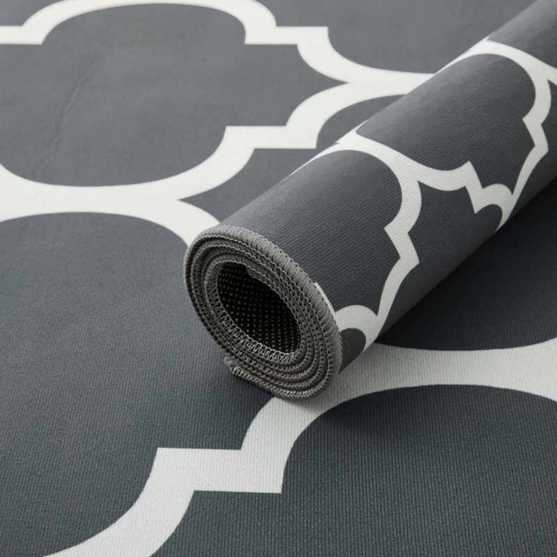 Amandip Polypropylene Centered View Soft feel Printed Area Rug, Rectangle 80 x 150cm