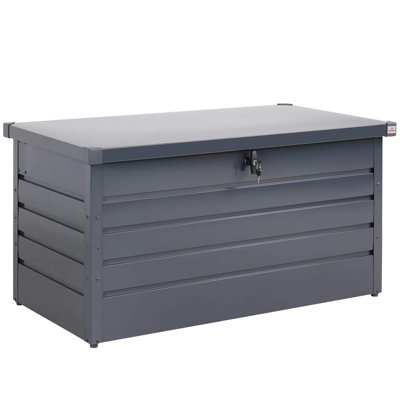 Lockable Cushion Box Anthracite 360L Metal