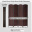 Paravent pliant en bambou de 71 po de hauteur avec garniture en bambou-2020918601-2046182442-2020918600