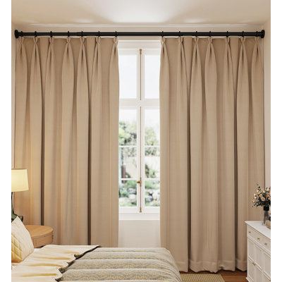 Tension Curtain Rods for Windows 66 to 120 Inch, Curtain Rods No Drilling
