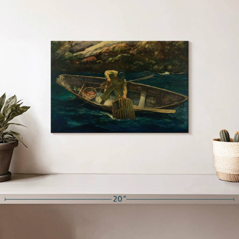 Deep Cove Lobster Man, 8" H x 12" W