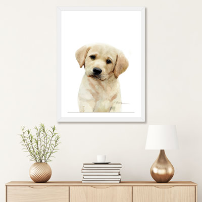 " Labrador Puppy " by Watercolor Luv