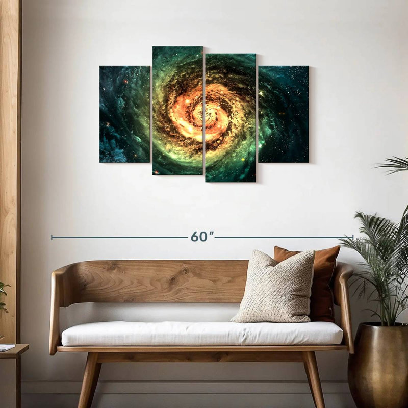 Oberle Spiral Galaxy, 27" H x 43" W
