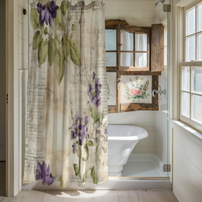 Classic Paper - Rideau de douche Premium