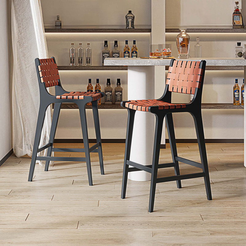 Counter Stool with Metal Frame