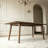 White Rectangular Sintered Stone tabletop Dining table-3113052