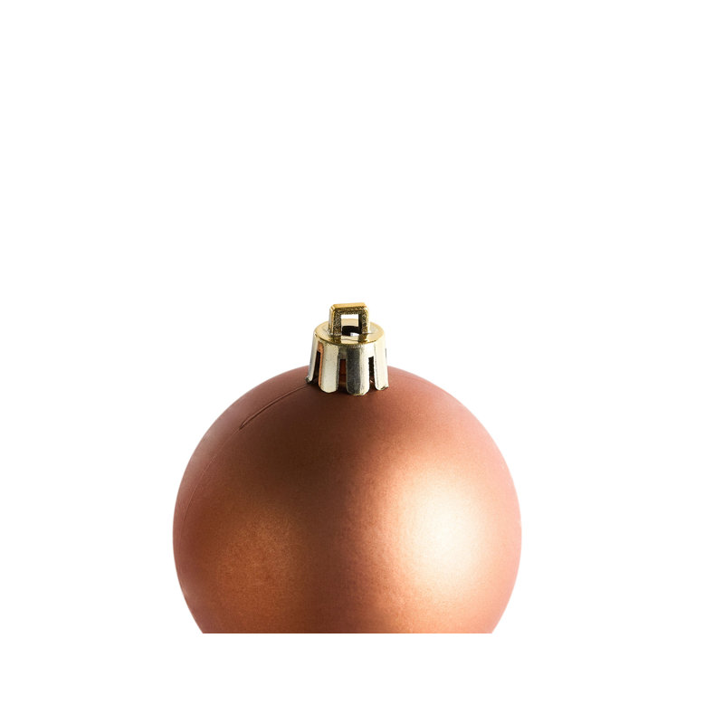7cm Solid Colour Plastic / Acrylic Ball Ornament