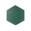 Nid d'abeille 9 po x 10 po Carreau de porcelaine hexagonal-101546088