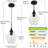 Casula Dimmable Chandeliers Height Adjustable Pendant Lighting-2102169594