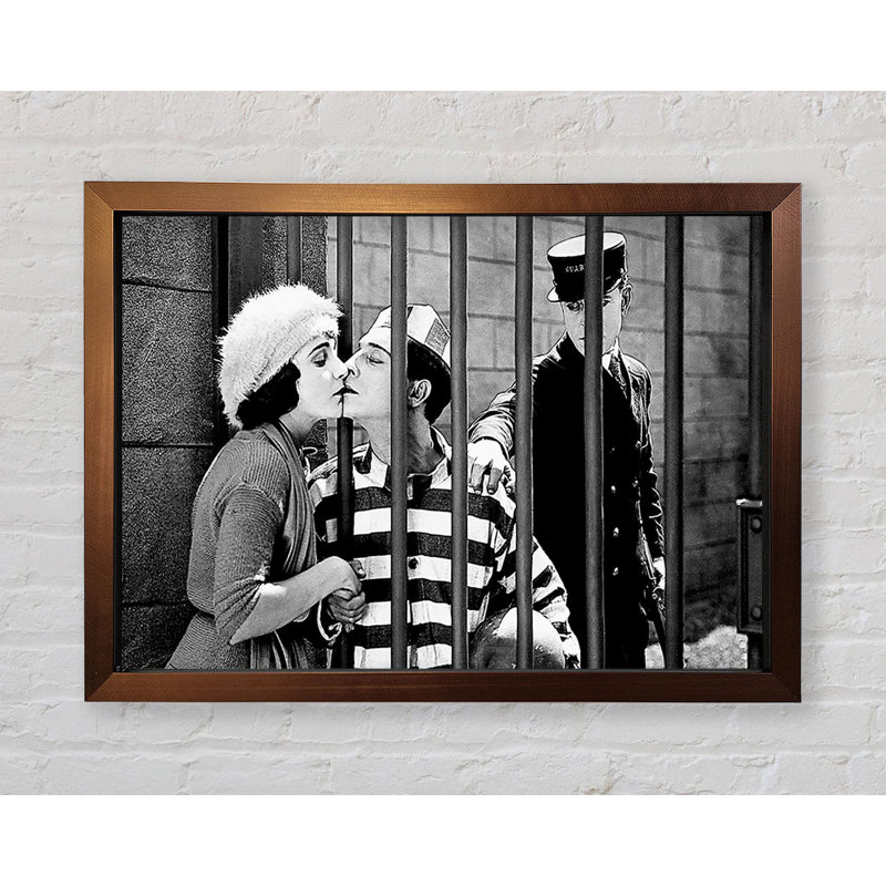 Buster Keaton - Single Picture Frame Print, 59.7cm H x 84.1cm W x 3.4cm D
