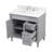 Readington 42'' Single Bathroom Vanity with Engineered Marble Top-1351306289-1411083715