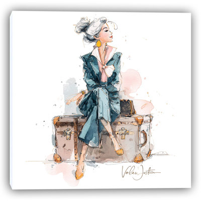 Traveler’s Poise Wrapped Canvas Wall Art