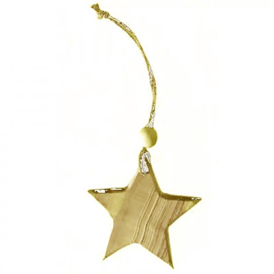 Wooden Star Ornament