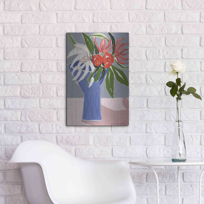 "Spring Florals 10" par Marisa Anon, H 24 po x l 16 po