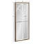 Miroir mural Gothard 19 x 47 brun rustique