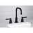 Kingston Brass Kaiser Two-Handle 3-Hole Deck Mount Widespread Bathroom Faucet with Brass Pop-Up Drain-45018100
