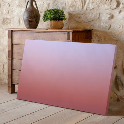 Canvas Create A Smooth Gradient Background Transitioning From A Soft Pale Wall Art Pink At The Top To A Warm Coral Hue At Creating Canvas Wall Art