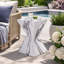 Table d'appoint moderne en béton pour l'extérieur-755709224