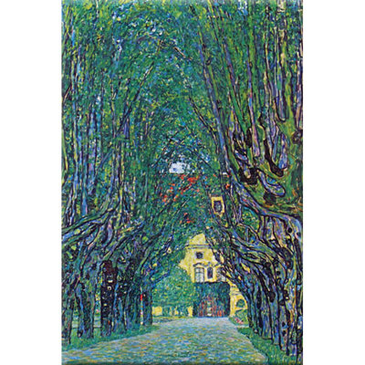 «Way to the Park» par Gustav Klimt, reproduction d'art sur toile