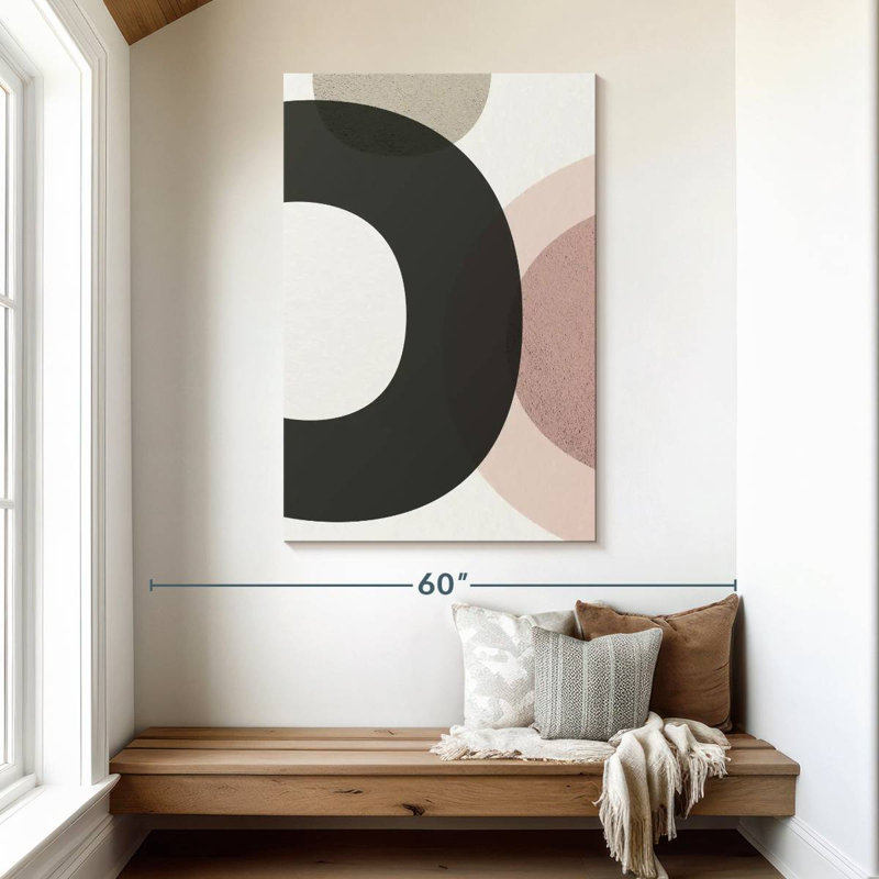 Cercles minimalistes Avery I, H 48 po x l 32 po