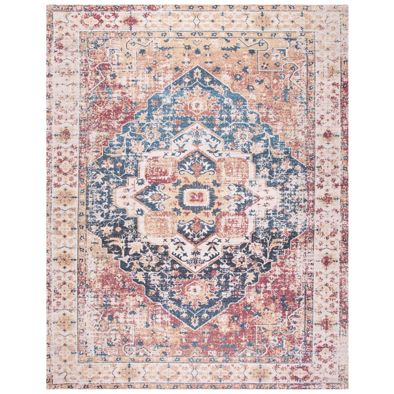 Tapis beige fait à la main Joppatowne, Rectangle 8 pi x 10 pi