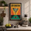 Dry Martini Poster Art Deco - Wrapped Canvas-1840194173-1840194174